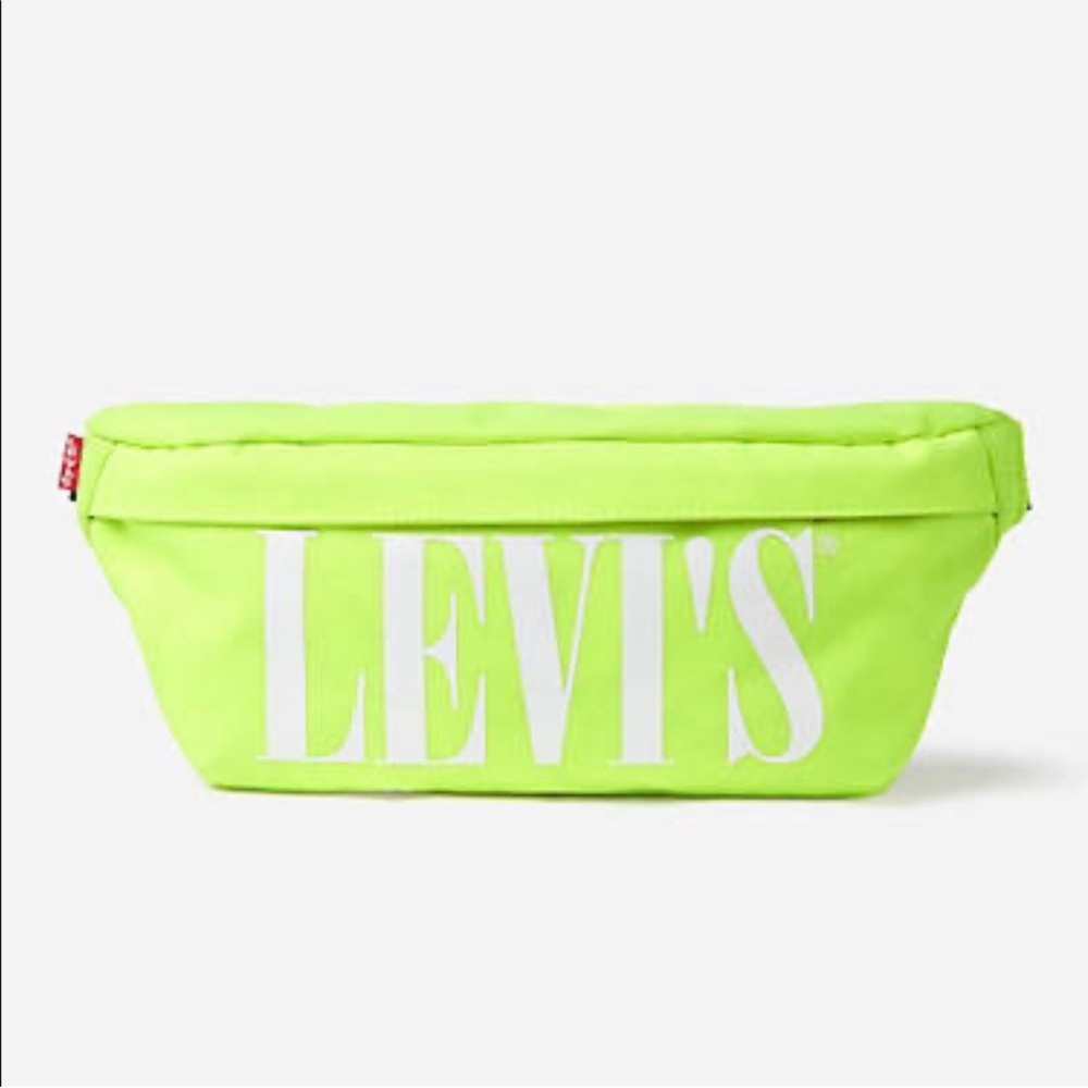 Levi’s NEON Yellow BANANA SLING Fannie pack nwt